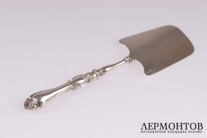 Лопатка сервировочная. Брагин. Серебро 84. Российская империя