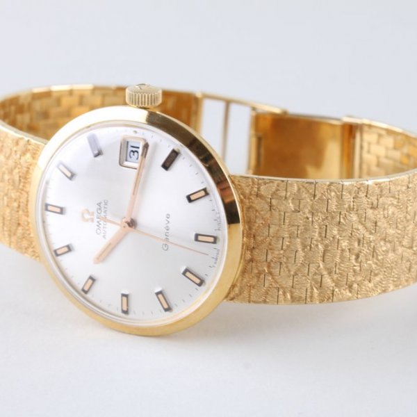 Часы наручные Omega Geneve. Золото 750 пробы. Швейцария 