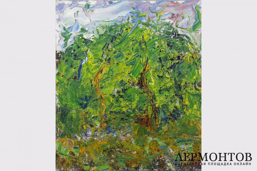 Сергей Федотов. Лето. Холст на картоне, масло. 2004 г. 35х30 см. 