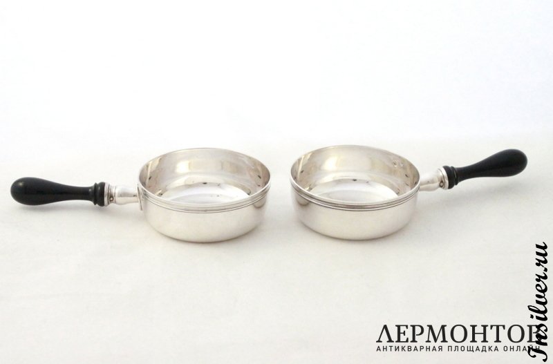 Две кокотницы Odiot. Серебро 950. Франция