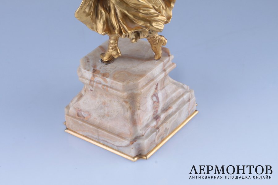Скульптура Дева птица или Тамара Карсавина. Ар Деко. Франция, 1910-1914 г., Р.П. Марке. Бронза. 