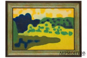 Картина. Летний день, 1974 г. Ратнер Владислав Исакович. Картон, масло.