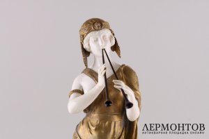Скульптура Египетская танцовщица в стиле Ар Деко. Франция, Париж, 1920-1930-е гг.