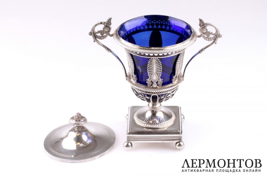 Ваза для конфет. Серебро 950. Франция