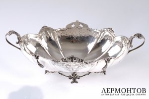 Ваза для фруктов. СЕРЕБРО 800. Италия