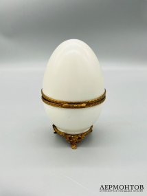 Пасхальное яйцо «Режиссёру». Серебро 925 пробы, фарфор, Faberge, Франция