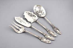 сервировочный набор VEYRAT. серебро 950 пробы. франция