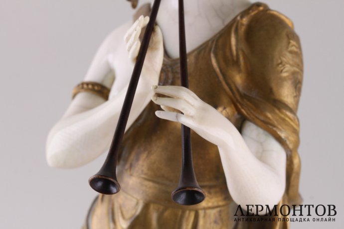 Скульптура Египетская танцовщица в стиле Ар Деко. Франция, Париж, 1920-1930-е гг.
