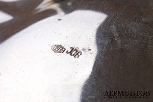 Чайный и кофейный сервиз. Серебро 800. Италия
