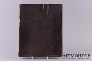 Икона Николай Чудотворец. Россия, 19 век. Дерево, левкас, темпера.