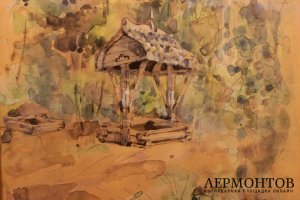 Картина. Поленова Е.Д. Колодец. 1889 год.
