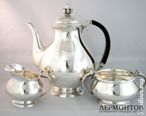 Сервиз Cohr. Art Deco. Серебро 925. Дания