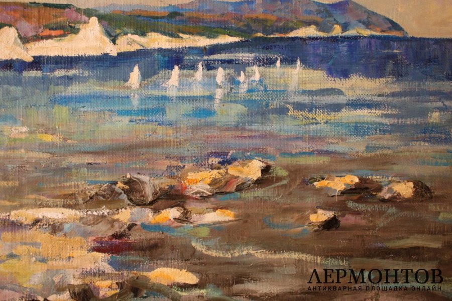 Картина. Коктебель. Худ. Амосова-Бунак Ольга Федоровна. Холст, масло. 