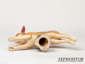 Статуэтка «Заяц». Фарфор, Румыния, 1970–1980 годы