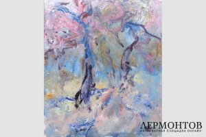 Сергей Федотов. Весна. Холст на картоне, масло. 2004 г. 35х30 см