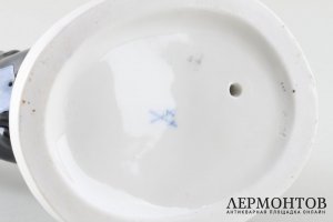 Статуэтка Чернобурая лиса. Фарфор.   Фабрика Meissen, Германия, середина 20 в.