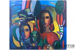 Картина. В садах Арцаха, 2010 г. Альберт Балаян. Холст, масло.