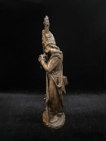 Скульптура солдат эпохи Наполеона Бонапарта. Франция, 19 век. Бронза, золотистый лак.