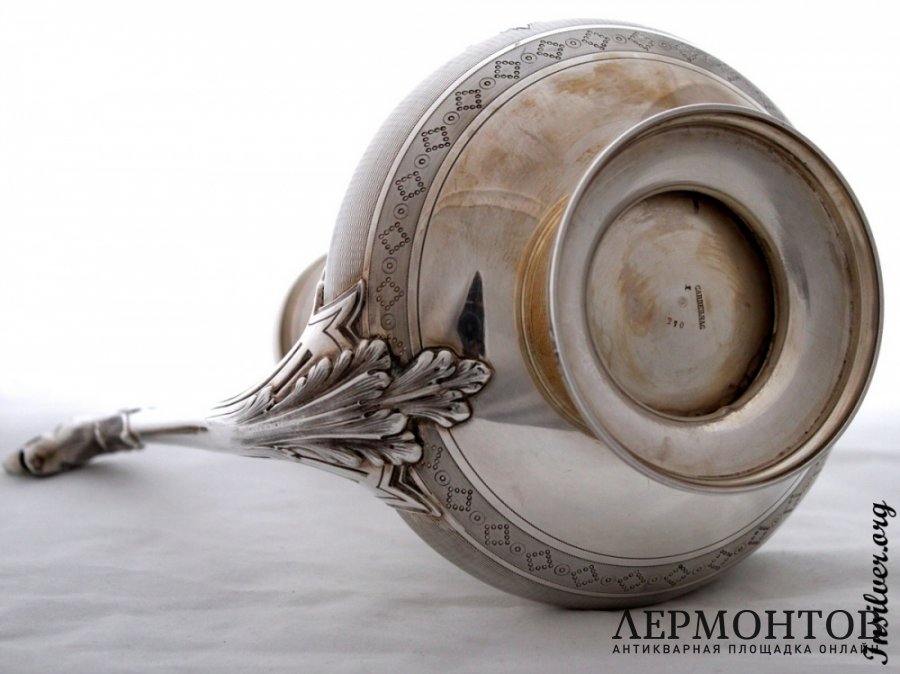 Кофейник Cardeilhac. Серебро 950. Франция
