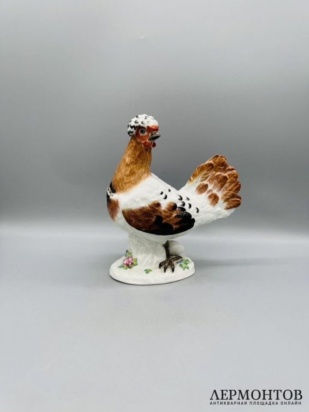 Статуэтка «Курочка». Фарфор, роспись, Meissen, автор модели И. И. Кендлер, Германия, начало 20 века