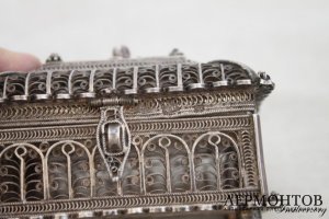 Шкатулка. Серебро 88. 1835 год. Россия