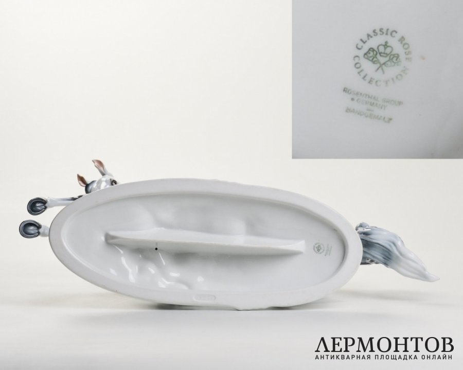 Статуэтка «Скачущий конь». Фарфор, Rosenthal, Германия, 1980 год