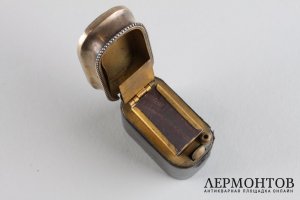 Набор парфюмерный Sormani. Серебро 950 пробы, стекло. Франция. XIX в.