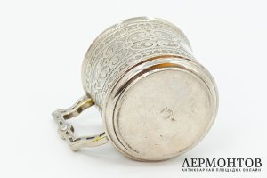 Подстаканник с орнаментом. Россия, Варшава, мануфактура Henneberg, 1880-1917 гг.