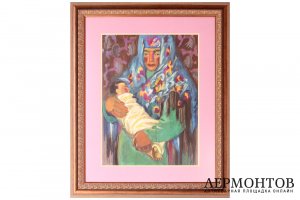 Картина. Материнство, 1960-ые гг. Л.С. Курзенков.