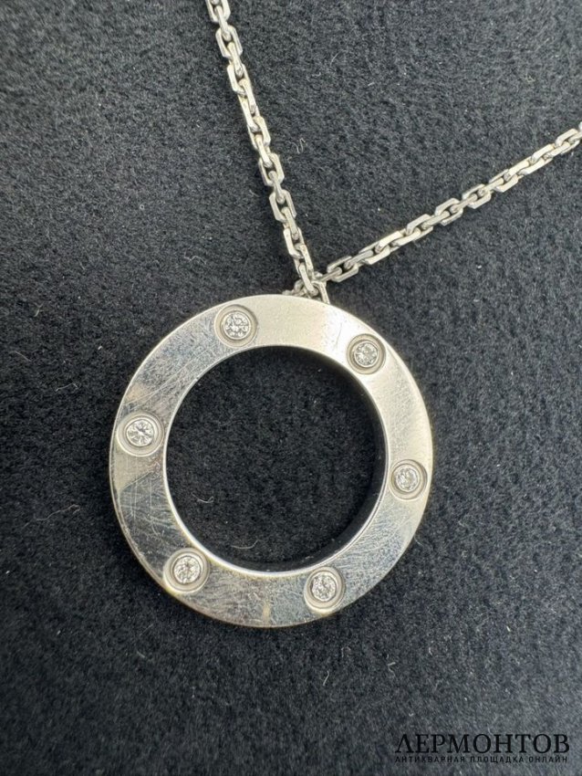 Колье «Love» с бриллиантами. Cartier