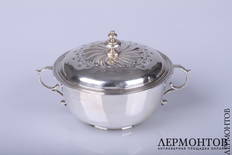 Суповая чашка. Серебро 925. Англия