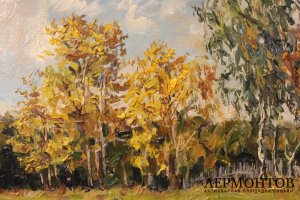 Картина. Яковлев Б.Н. Осенний этюд. 1950-е гг.