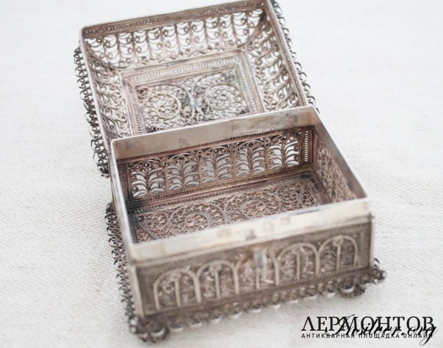 Шкатулка. Серебро 88. 1835 год. Россия
