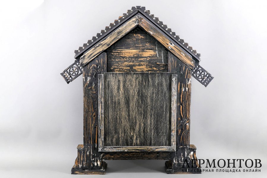 Киот, русский стиль. Россия, 1880-90е гг. Дерево, резьба