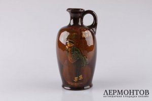 Кувшин под виски. Royal Doulton England. Фаянс, начало XX века.