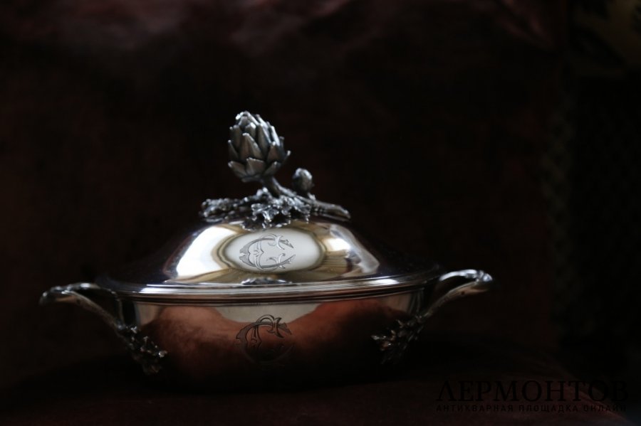 Супница P. Queille. Серебро 950. Франция