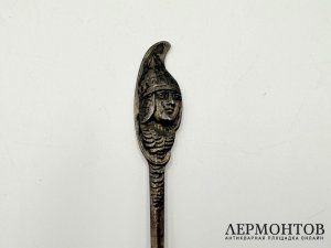 Ложка Богатырь. Россия, нач. 20 века. Серебро 84 пробы.