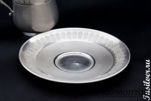 Кофейная пара Ernest COMPÈRE. Серебро 950. Франция