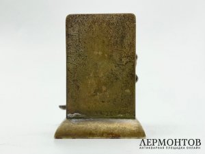 Подставка для спичек Сидящая девушка. Австрия, Вена, 1900-е гг. Бронза.