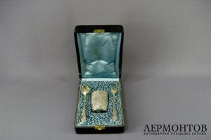 Подарочный набор Эгоист. Серебро 950 пробы. Франция, XIX век.