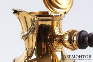 Кофейник в стиле ампир. Aucoc. Серебро 950, золочение. Франция, конец XIX в.