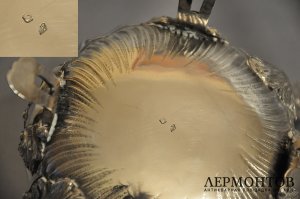 Чайный сервиз Henri Lapeyre. Серебро 950. Франция