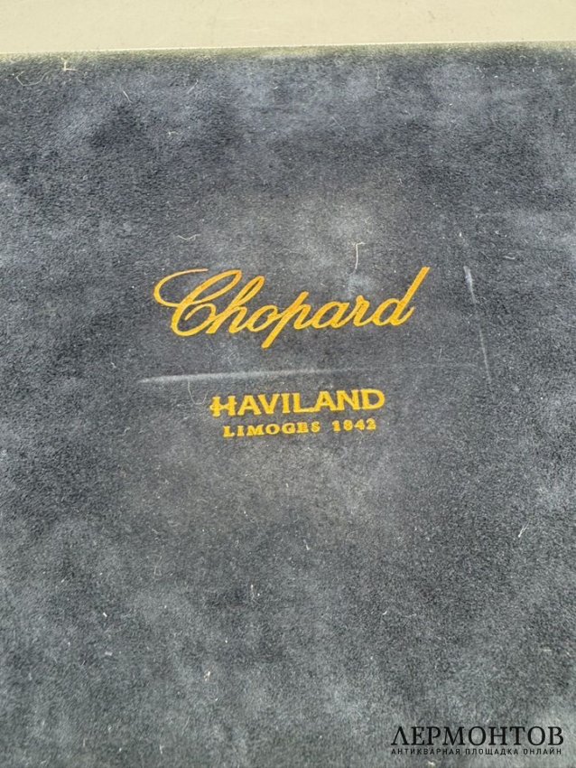 Блюдо с бабочками по заказу Chopard. Фарфор, роспись, золочение, Haviland, Франция, 20 век