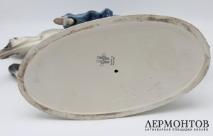 Масштабная скульптура Императрица Елизавета Баварская на лошади. Австрия, 1930-40е гг
