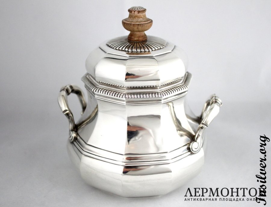 Сахарница Puiforcat. Серебро 950. Франция