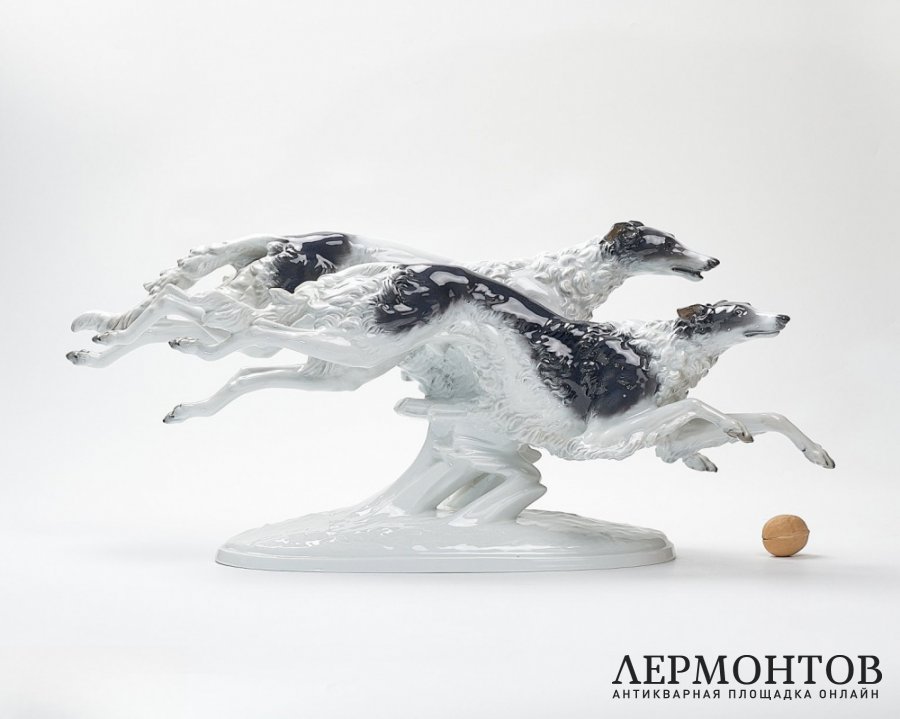 Статуэтка «Борзые». Фарфор, Rosenthal, Германия
