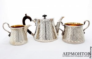 Чайный сервиз. Серебро 925. Англия