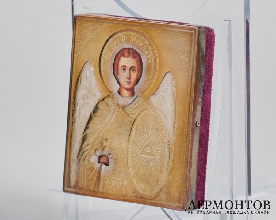 Икона «Архангел Михаил». Серебро с позолотой, современная работа