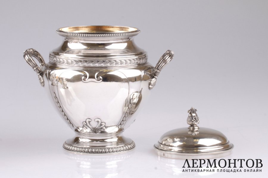 Чайный сервиз Roussel. Серебро 950 пробы. Франция
