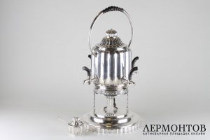 Бульотка в стиле ар-деко. Серебро 800 пробы. Германия,Wilhelm Binder.